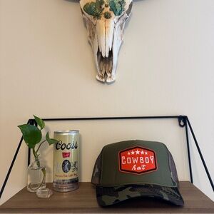 OTTO Green and Brown Cowboy Hat